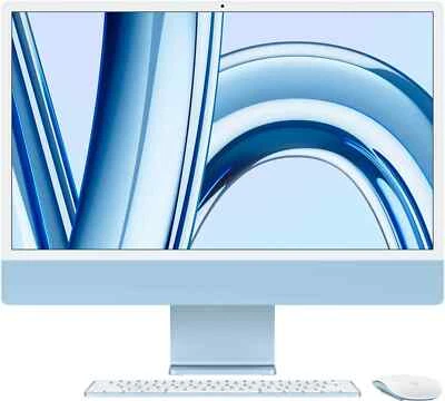New Apple iMac 24'' All-in-One M3 chip 8 Core CPU 10 Core GPU 8GB 512GB - BLUE - Image 1 of 4