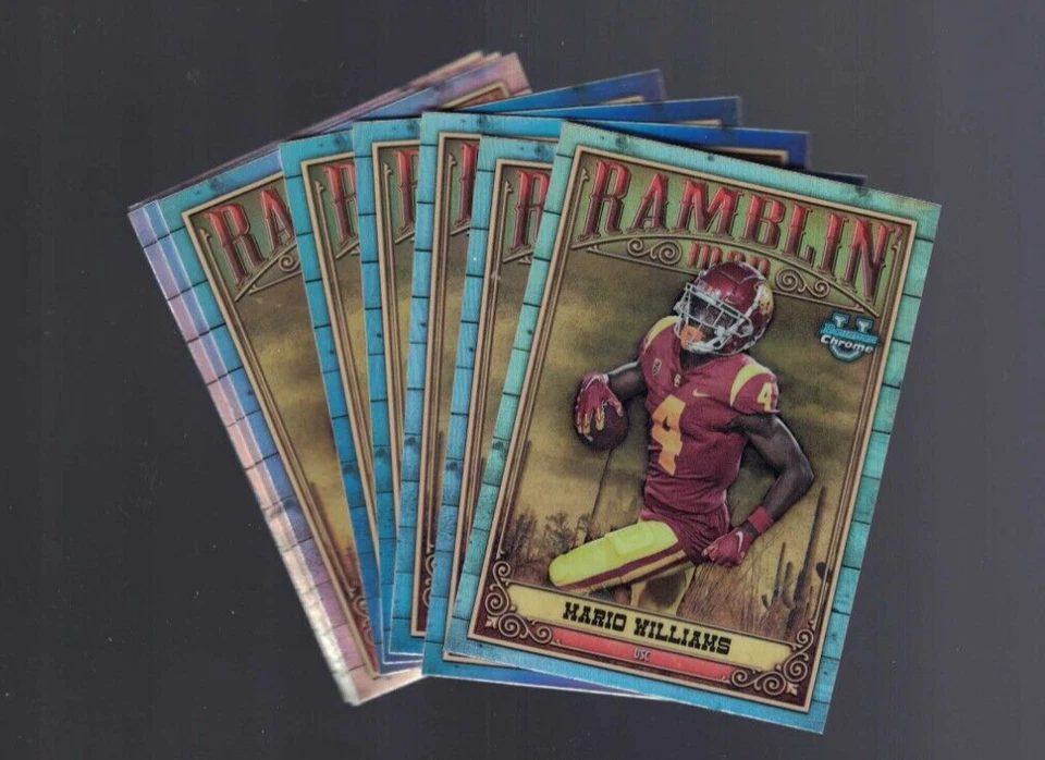 2023 BOWMAN Chrome U  FOOTBALL RAMBLIN MAN #RM-...You Pick Player !! - Image 1 of 1