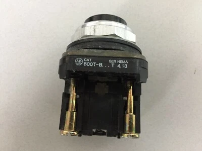 ALLEN BRADLEY 800T-B BLACK PUSHBUTTON - Image 1 of 3