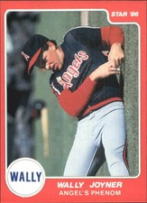 1986 Star Joyner Red #NNO Wally Joyner Angels  C18140 