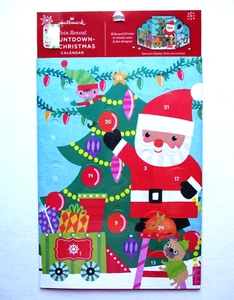 Hallmark Advent Calendar Coin Reveal Countdown to Christmas New Santa & Tree - Picture 1 of 4
