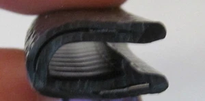 1/8" Black Edge Trim Lok Camper Trailer RV Seal Lock Boat Vinyl 9/16" Leg - Bild 1 von 4