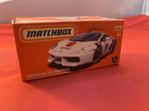 MATCHBOX LAMBORGHINI GALLARDO POLICE 2021 TOMA DE ENERGÍA LIBERACIÓN GXN84-DNK70 - Imagen 1 de 2