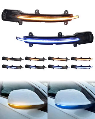 Sequential Dynamic LED Turn Signal Lights For Audi Q5 SQ5 8R 08-17 Q7 SQ7 09-15 - Image 1 of 4