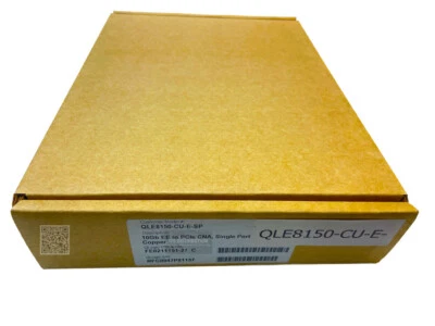 QLE8150-CU-E-SP I New Sealed QLogic 10GB 1PT CU X8 PCIE Network Adapter - Image 1 of 4