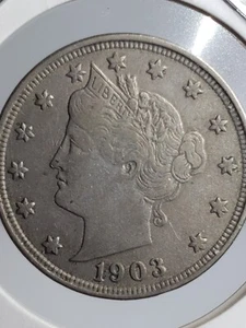 1903 Liberty Head V Nickel 5 Cent Piece Appears VF Grade Yourself - Picture 1 of 10