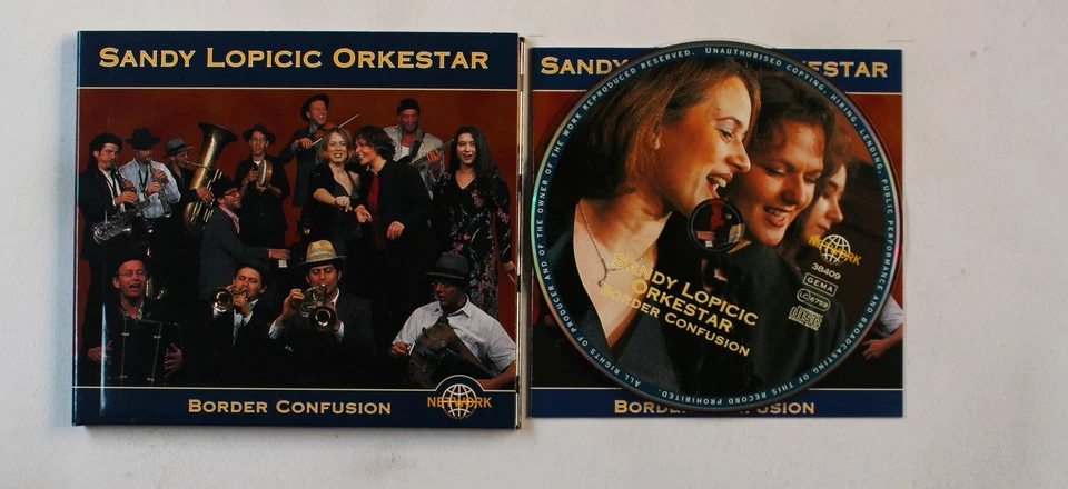 Sandy Lopicic Orkestar Border Confusion GER Digipak CD 2001 +Booklet Jazz Romani - Bild 1 von 1