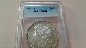 1881-S Morgan Silver Dollar - ICG MS 65 - Bild 1 von 10