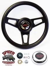 1982-1994 S10 Blazer S10 pickup steering wheel BOWTIE 13 3/4" BLACK SPOKE