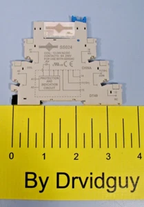 Macromatic GSC024C & SS024 Relay; DIN; 6mm; 24V AC/DC; 6A; 250 VAC/30 VDC - Picture 1 of 6