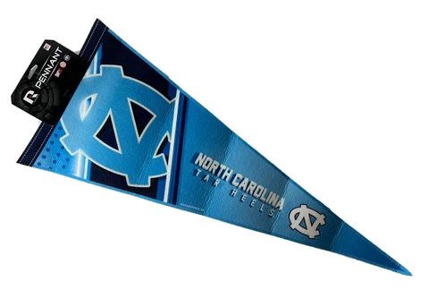 UNC North Carolina NCAA Soft Felt 12” x 30” Pennant NEW Cover