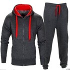 Kids Tracksuit Boys Girls Fleece Hoody Top & Bottoms Casual Gym Jogging Joggers