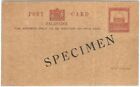 71367 - ISRAEL Palestine - POSTAL STATIONERY CARD  Bale# 1 - SPECIMEN ! Rare!