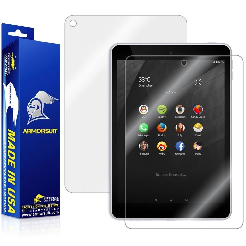 ArmorSuit MilitaryShield Nokia N1 Screen Protector + Full Body Skin Protector - Image 1 of 4