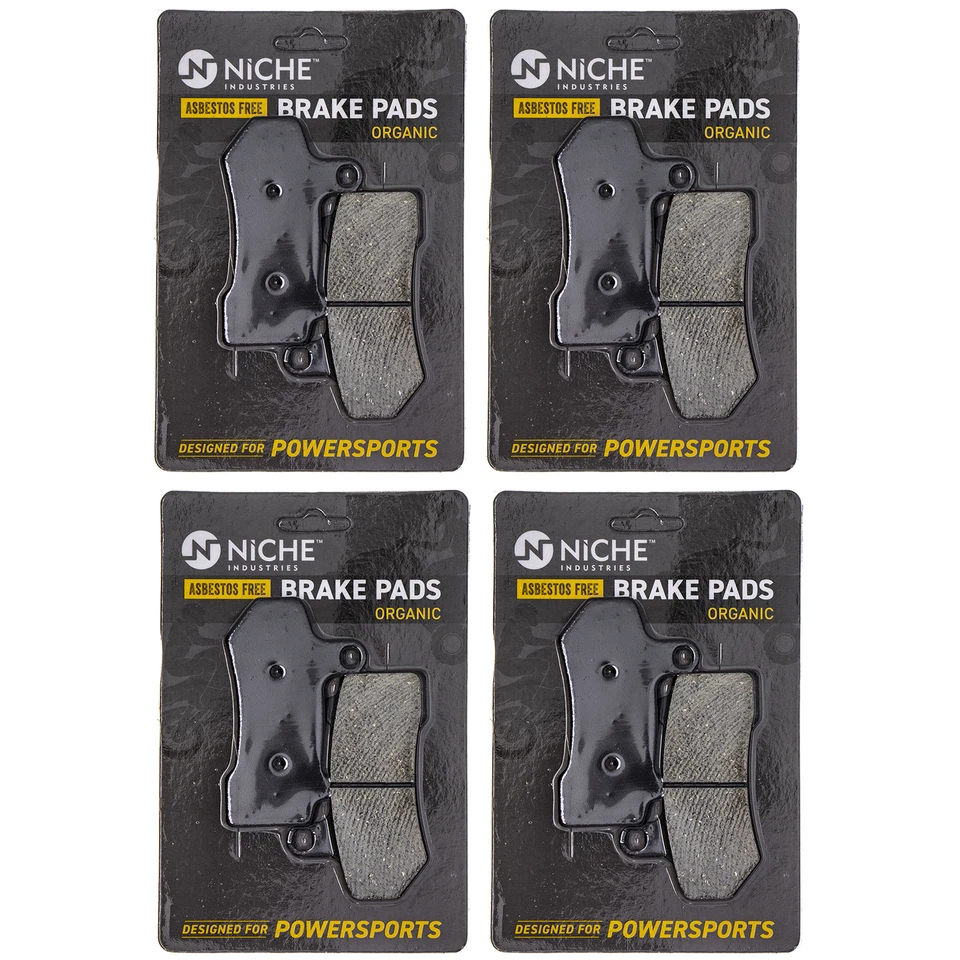 Brake Pad Set for Harley-Davidson Street Rod Glide Front Rear Organic 4 Pack - Изображение 1 из 4