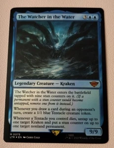 MTG The Watcher in the Water Extended Art LOTR Tales of Middle-Earth #354 NM - Picture 1 of 2