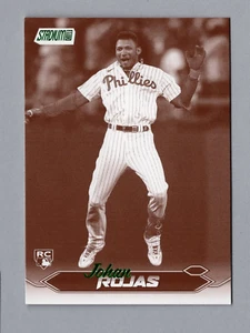 2024 Topps Stadium Club Johan Rojas Sepia mit Green Foil Karte #256 - Bild 1 von 2