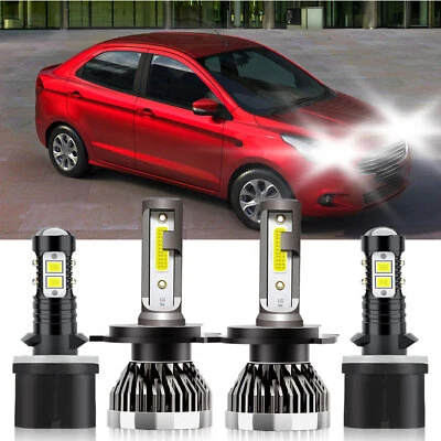 For Ford Aspire 1994-1997 H49003 880 LED Headlight + Fog Light Bulbs Combo 6000K - Изображение 1 из 4