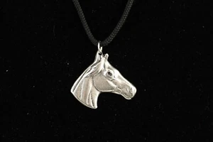 COLLANA CIONDOLO METALLO CAVALLO TESTA C084 - Imagen 1 de 2