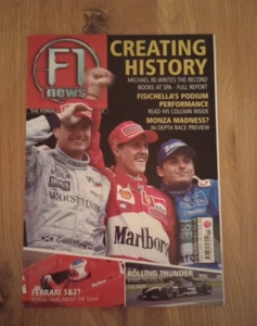 Formula One - F1 News Magazine - Creating History - September 8 2001 - Issue 15 - Picture 1 of 6
