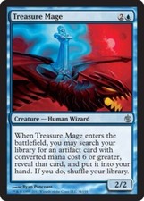 1x Treasure Mage - Foil NM, English MTG Mirrodin Besieged