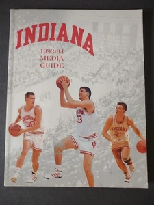 1993-1994 Indiana University Hoosiers Men's Basketball Media Guide - Bob Knight - Picture 1 of 4