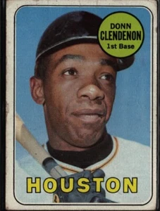 1969 Topps Donn Clendenon #208a Houston Astros - Picture 1 of 2