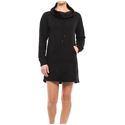 Prendas para dormir pulóver de terciopelo negro para mujer Tahari vestido pijama salón top talla L Foto 1 de 4