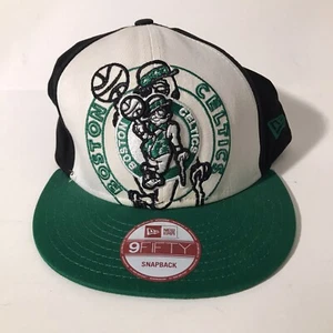Boston Celtics NBA New Era 9Fifty Snapback Hat Cap Hardwood Classics Big Logo - Picture 1 of 8