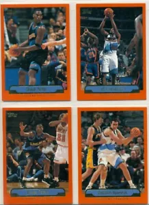 LOTTO CARTE COLLEZIONABILI INSERTO BASKET NBA-1999-TOPPS-CLEVELAND CAVALIERS-4 CARTE - Foto 1 di 2