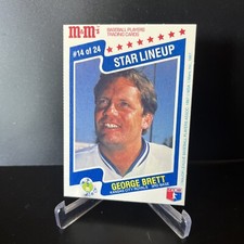George Brett, 1987 M&M's Star Lineup #14, Kansas City Royals, HOF