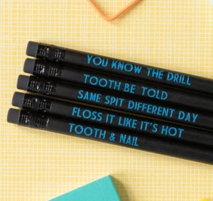Dentist Gift, Dentist Pencils, Dental Nurse Gift, Dental Student Gift, Pencils - Picture 1 of 6