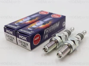 Set of (2) NGK Iridium Spark Plug KAWASAKI KFX 700 (2004-2011) - Picture 1 of 2