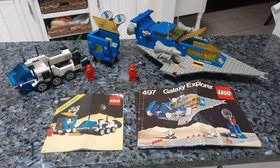 (2) Vintage LEGO Space Sets - 497 Galaxy Explorer & 6297 All Terrain Vehicle