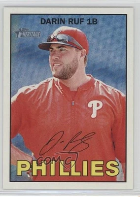2016 Topps Heritage Darin Ruf #47 - Image 1 of 2