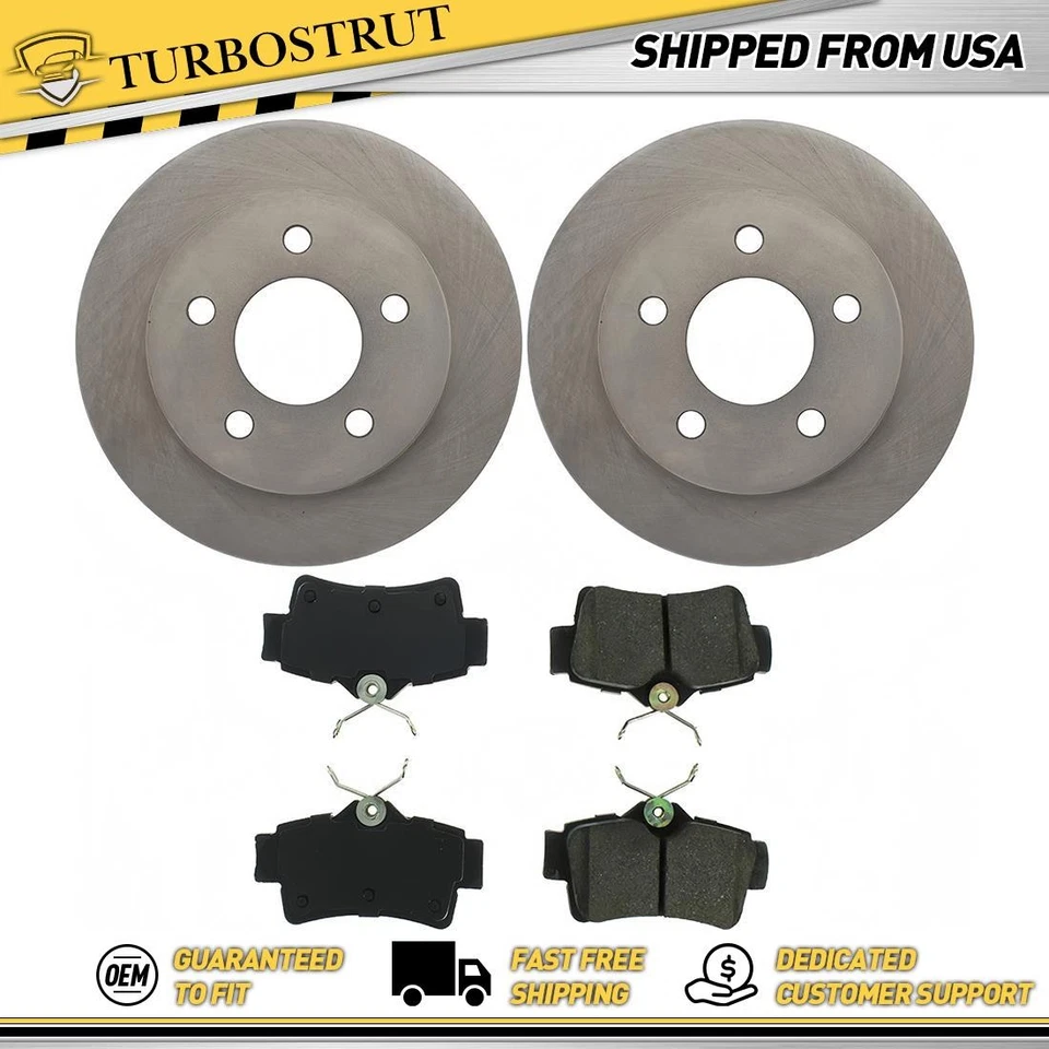 OE Rear Brake Rotors Brake Pads Kit For 1994 1995 Ford Mustang 5.0L - Image 1 of 1