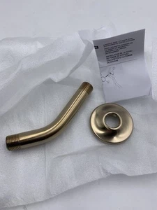 Delta U4993-CZ Wall Mounted Shower Arm and Flange, Champagne Bronze - Picture 1 of 5