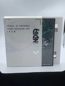 History of Grandia: Sound Adventure Box I II X III colonna sonora CD scatola da collezione - Foto 1 di 3