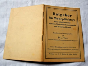 Ratgeber für Wehrplichtige um 1940 - Bild 1 von 4