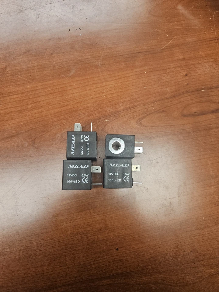 MEAD solenoid Valve Coil 12 VDC set Of 4 - Imagem 1 de 1