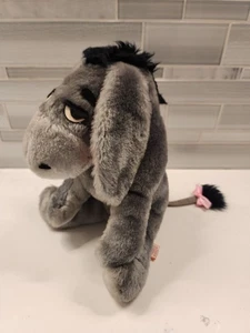 Vintage Walt Disney Winnie the Pooh Eeyore Donkey 8" Plush Doll Made In Korea - Picture 1 of 12