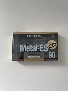 1x Sony Metal ES 90 - Tipo IV - Audiocassetta - Nastro - IMBALLO ORIGINALE - Nuovo! - Foto 1 di 4