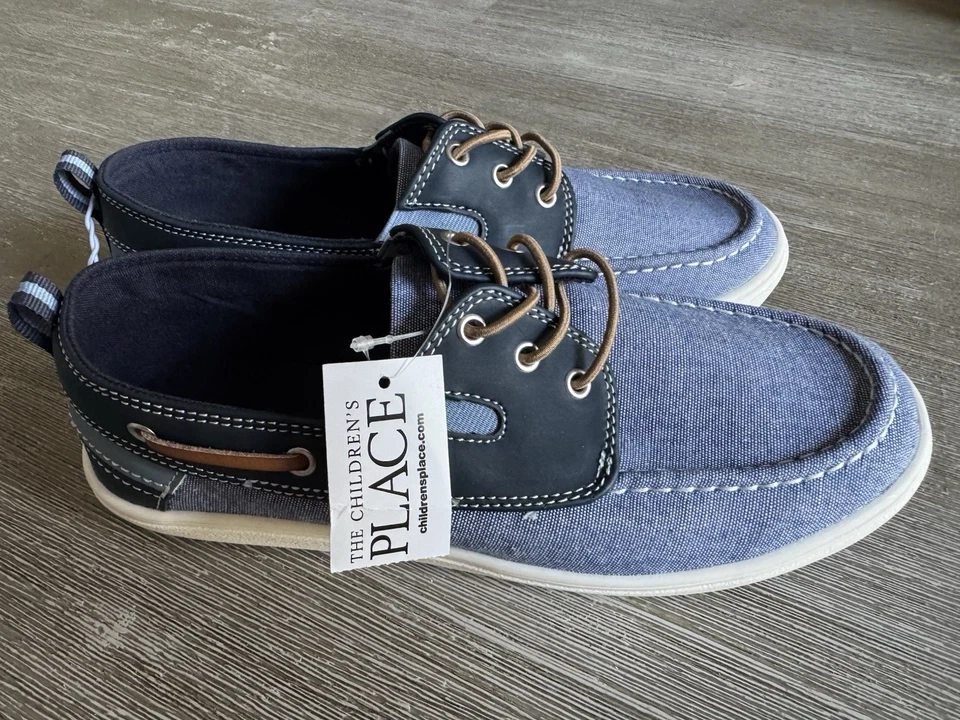 The Children's Place Boys Boys Slip on Boat Shoes Boat Shoe Size 6 Youth /jeunes - Изображение 1 из 4