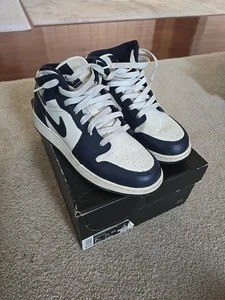 Air Jordan 1 Mid Gr. 7y Armory Navy/White/Black (5547255411) - Bild 1 von 9