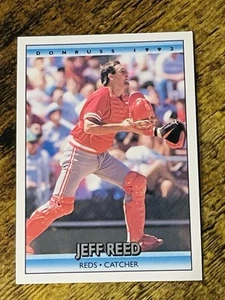 1992 Donruss Jeff Reed #451 Cincinnati Red Baseball Cards MLB - Picture 1 of 6