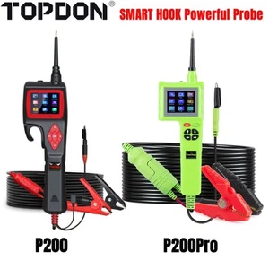 TOPDIAG P200/P200Pro SMART HOOK Pro-be Sistema de Circuito Eléctrico Probador Detector - Imagen 1 de 25