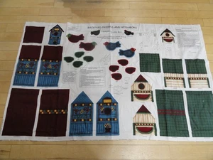 Hinterhof Freunde und Nachbarn Leslie Beck Stoff VIP Stoffe Cranston Vögel - Bild 1 von 10