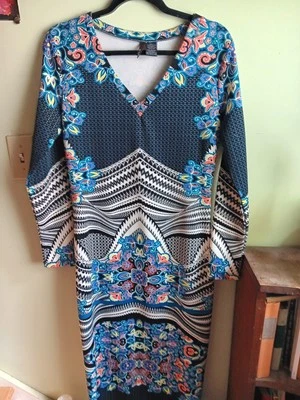 Vestido midi para mujer - Vestido lápiz de una clase portátil Art By Fire Los Angeles  Foto 1 de 4