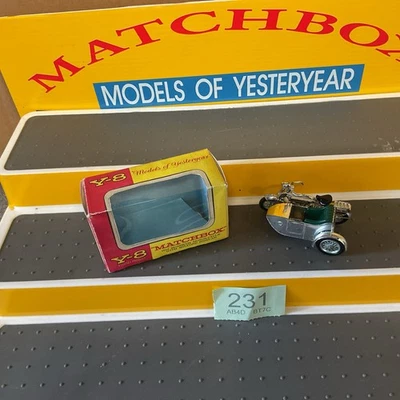 Matchbox Models Of yesteryear. Y8 Sunbeam motorcycle (lot 231) boxed, Lesney moy - Image 1 of 4