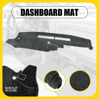 Подходит для Chevy Silverado C1500 C2500 C3500 1988-94 серый нескользящий коврик для приборной панели - Изображение 1 из 4